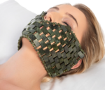 Masca Faciala din Pietre de Jad Verde inchis Xiuyan - imagine 2