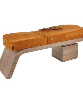 pat de masaj pietre jad si infrarosii tapiserie alcantara