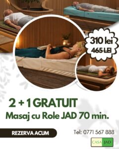 Ofertă masaj cu role de jad pentru relaxare casajad